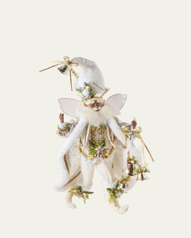 Medium African American Winter White Fairy Figurine